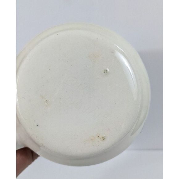 Mesa Verde Pottery Mug - Signed Silas Navajo Purple And Yellow - Picture 8 of 11